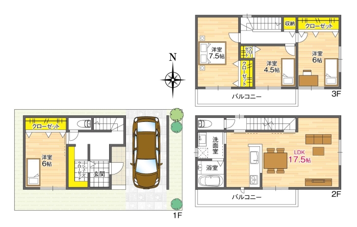 【参考プラン間取り図】