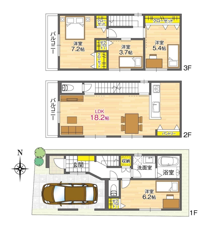 【参考プラン間取り図】