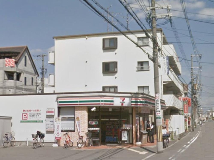 【セブンイレブン大阪瓜破3丁目店】徒歩5分（約400ｍ）
